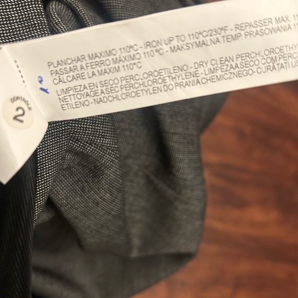 Zara Basics Houndstooth Plaid Wrap Up Style Career Xl Black White - Picture 10 of 10